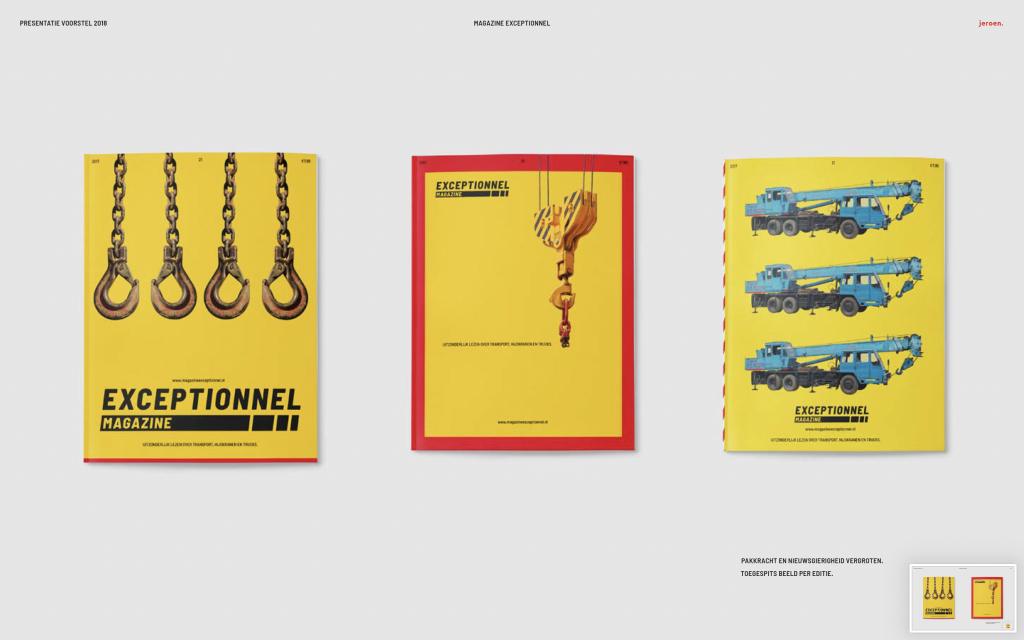 Magazine Exceptionnel Voorstel