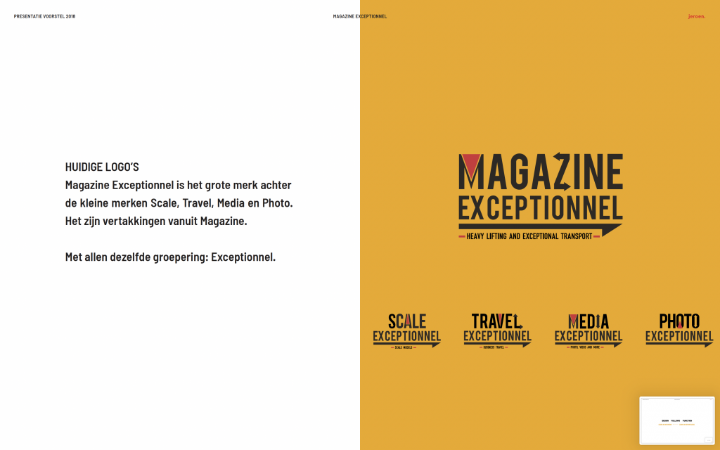 Magazine Exceptionnel Voorstel